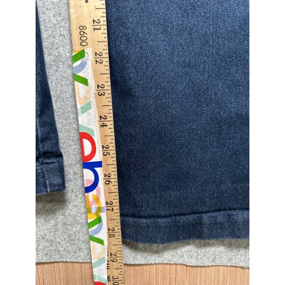 Lee 8 Short Womens Regular Fit Trouser Mid Rise Denim Pants Blue Flex Motion - Picture 8 of 16